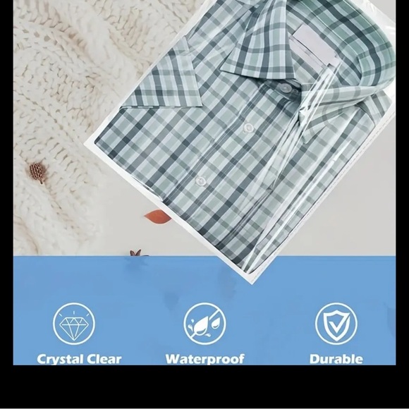 25 Shipping Clear Cellophane Bags - Picture 8 of 10